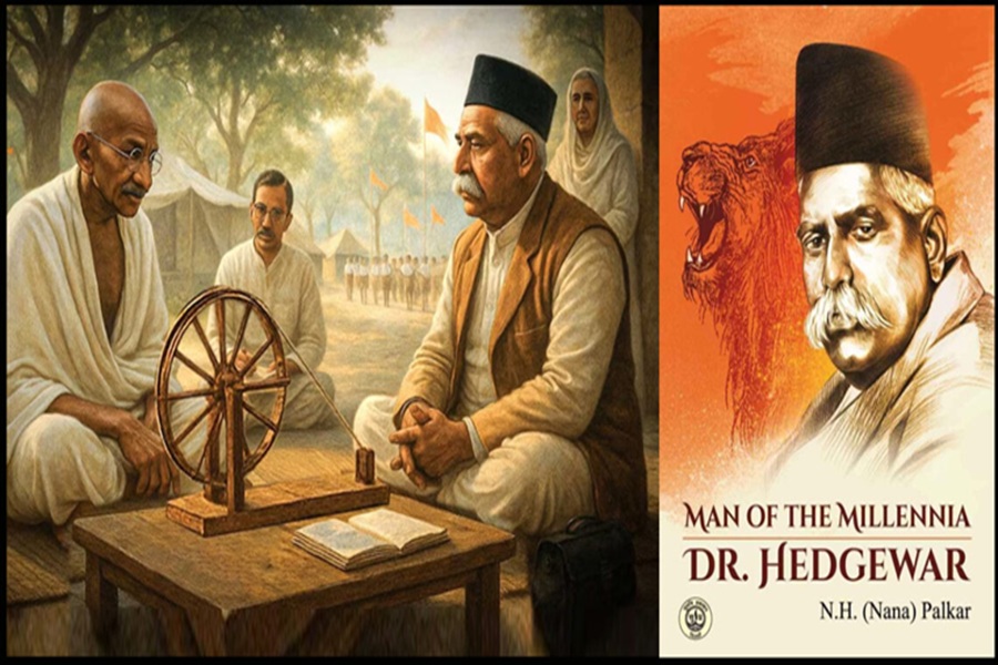1934 की क्रिसमस के दौरान, गांधी जी RSS के बारे में डॉ. हेडगेवार जी से और जानने के लिए 30 मिनट देर तक जागे रहे।