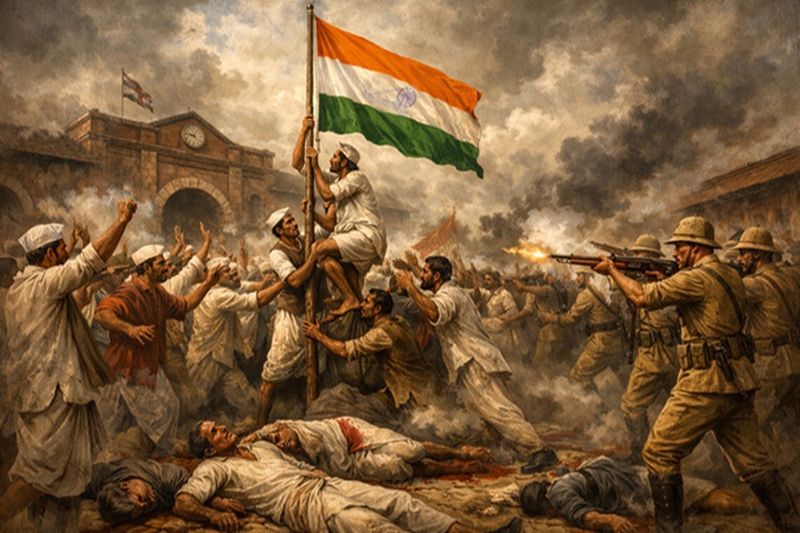 जब 1932  में बिहार के तारापुर में स्वराज के लिए 34 क्रांतिकारी शहीद हुए थे