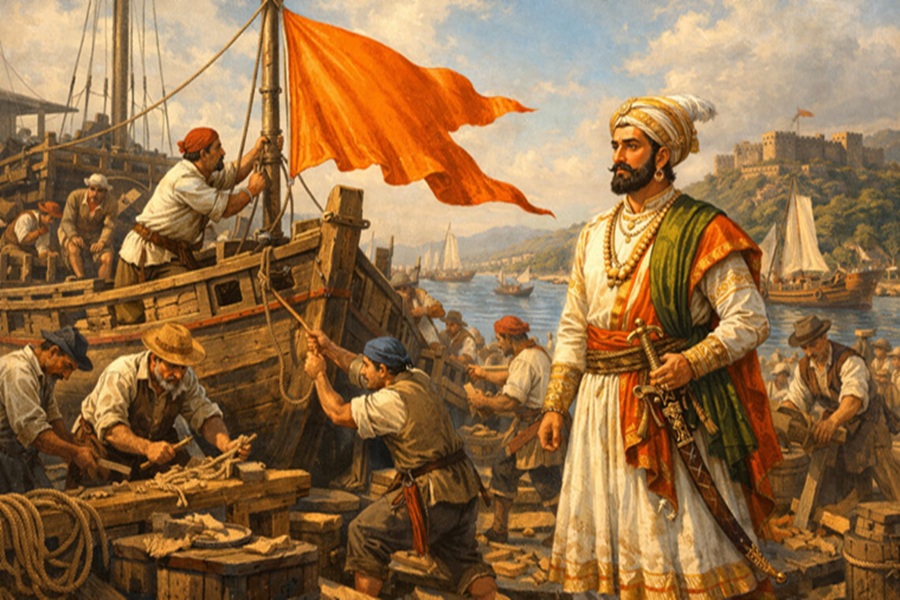 भगवा ध्वज के लिए ईसाई कामगारों ने जब बहाया पसीना : छत्रपति शिवाजी महाराज की दूरदृष्टि से पड़ी स्वदेशी नौसेना की नींव