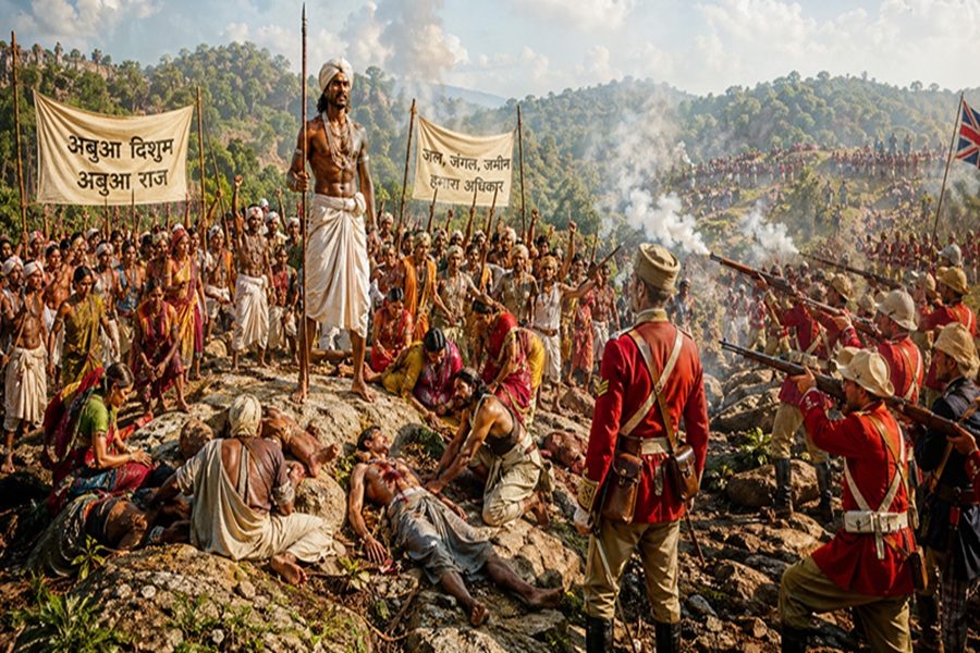 बिरसा मुंडा पुण्यतिथि: जब 400 जनजातीय लोगों पर बरसी गोलियां, जानिए डोम्बारी बुरु नरसंहार का छुपाया गया सच!